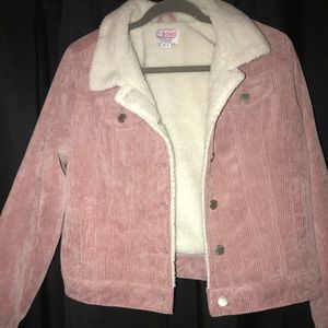 pink corduroy jacket